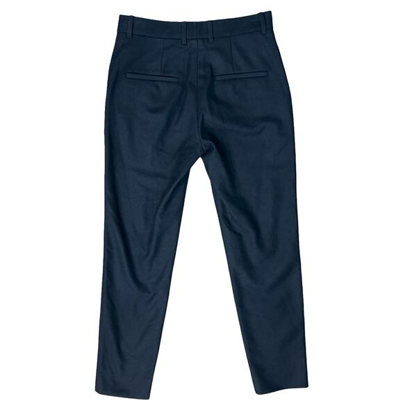 COS Navy Blue Slim Skinny Wool Blend Ankle Trousers Pants size 6 Professional - Picture 6 of 10